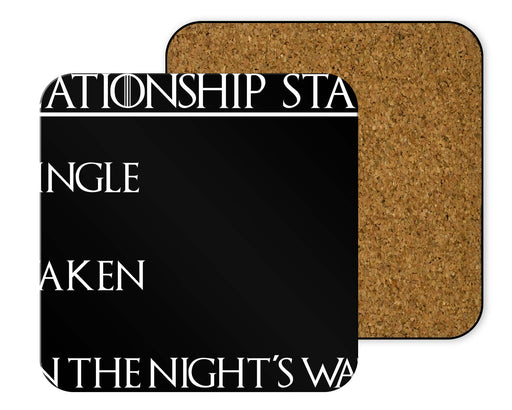 Relationship Status Coasters