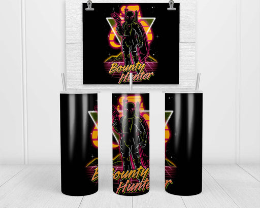 Retro Bounty Hunter Double Insulated Stainless Steel Tumbler