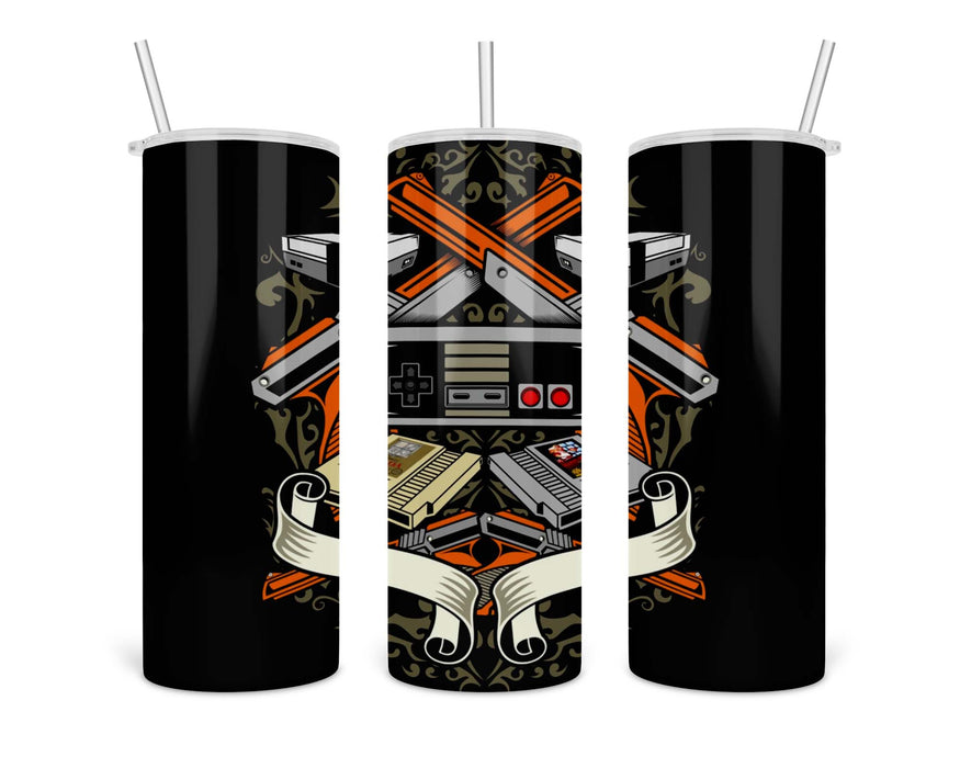 Retro Gaming Double Insulated Stainless Steel Tumbler