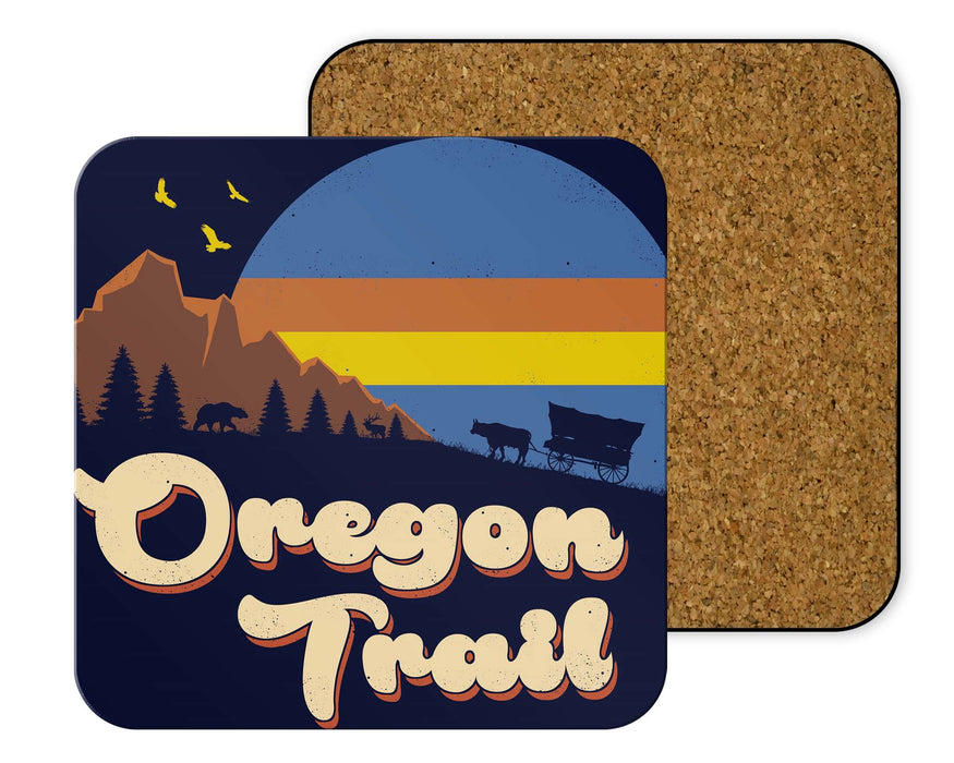 Retro Oregon Trail Coasters