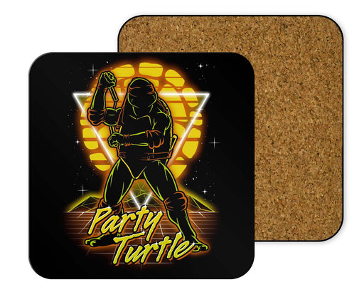 Retro Party Turtle Coasters