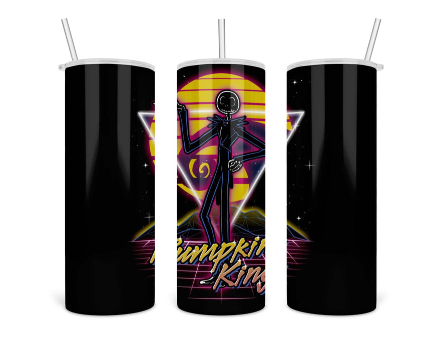 Retro Pumpkin King Double Insulated Stainless Steel Tumbler