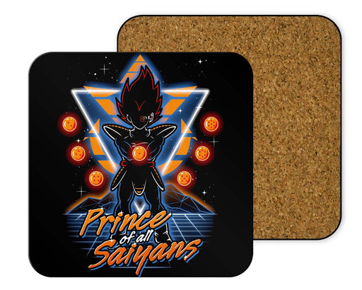 Retro Saiyan Prince Coasters