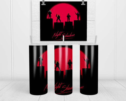 Retro Shadows Double Insulated Stainless Steel Tumbler