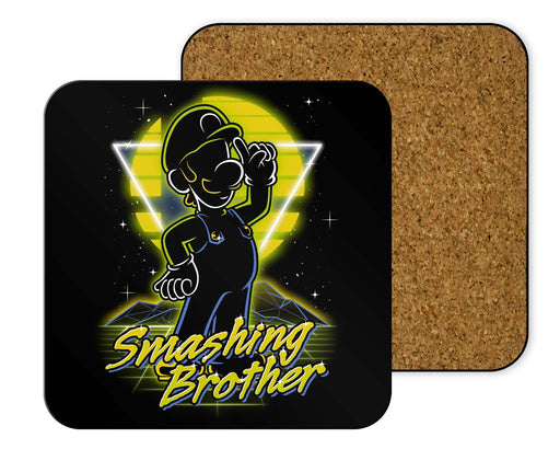 Retro Smashing Brother Coasters