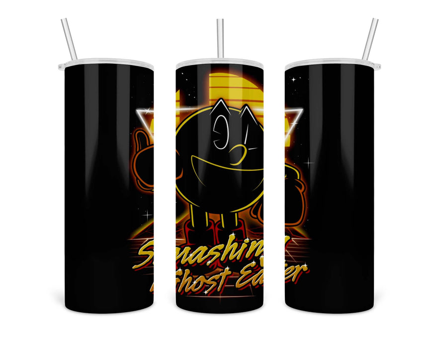 Retro Smashing Ghost Eater Double Insulated Stainless Steel Tumbler