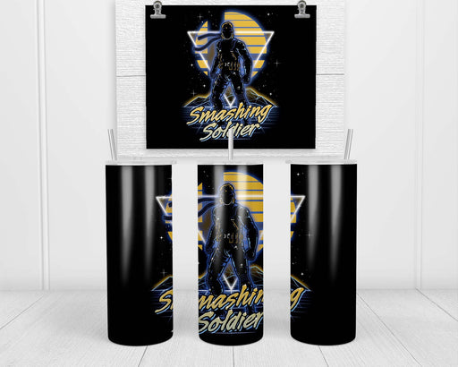Retro Smashing Soldier Double Insulated Stainless Steel Tumbler