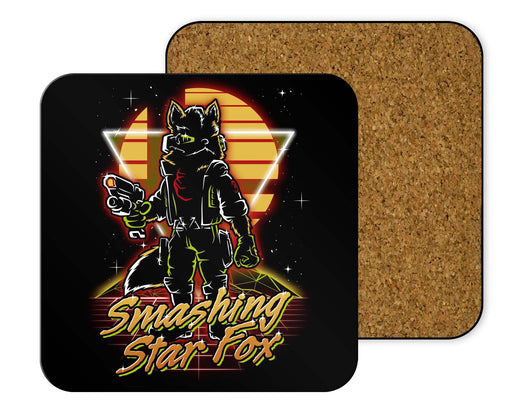 Retro Smashing Star Fox Coasters