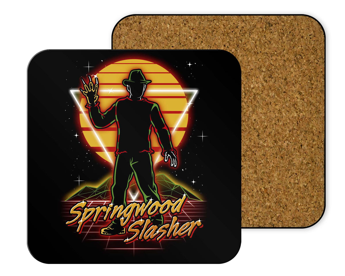 Retro Springwood Slasher Coasters - Coasters | Nurd Tyme — Nurdtyme LLC