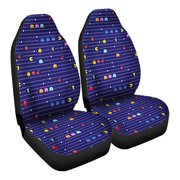 Retro Video Game Pattern 10 Car Seat Covers - One size