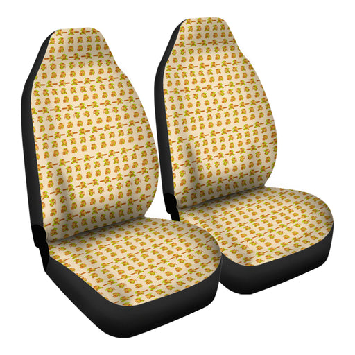 Retro Video Game Pattern 13 Car Seat Covers - One size