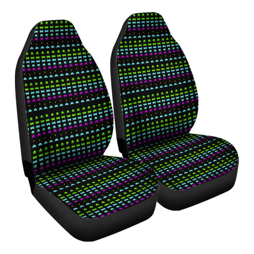 Retro Video Game Pattern 15 Car Seat Covers - One size