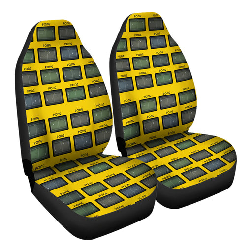 Retro Video Game Pattern 5 Car Seat Covers - One size