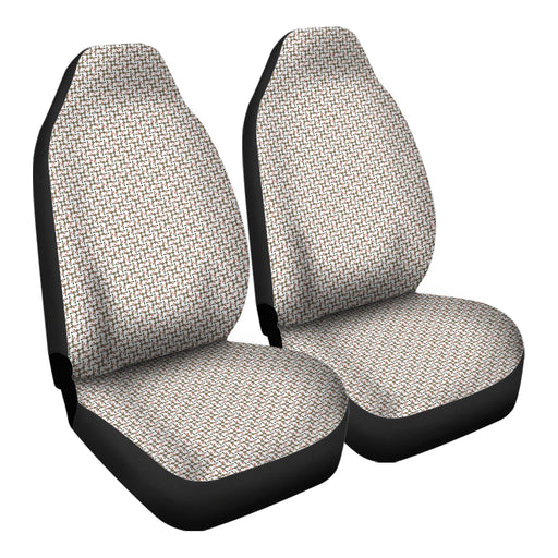 Retro Video Game Weapons Pattern 10 Car Seat Covers - One size