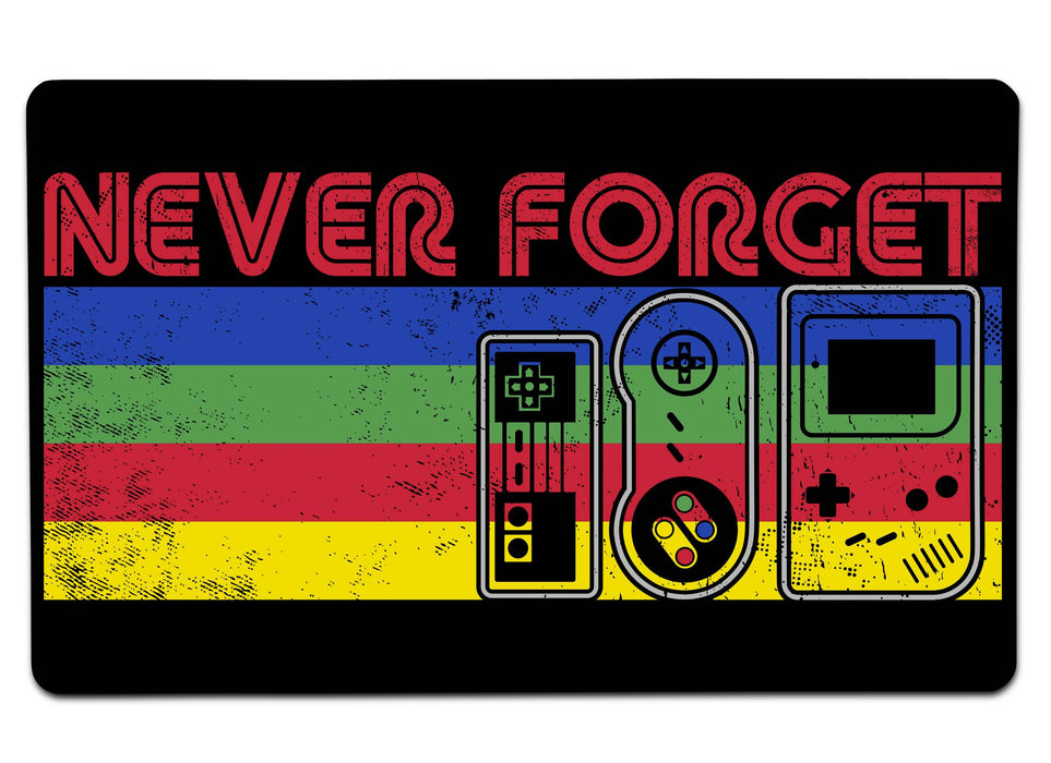 Retrogaming Consoles Large Mouse Pad