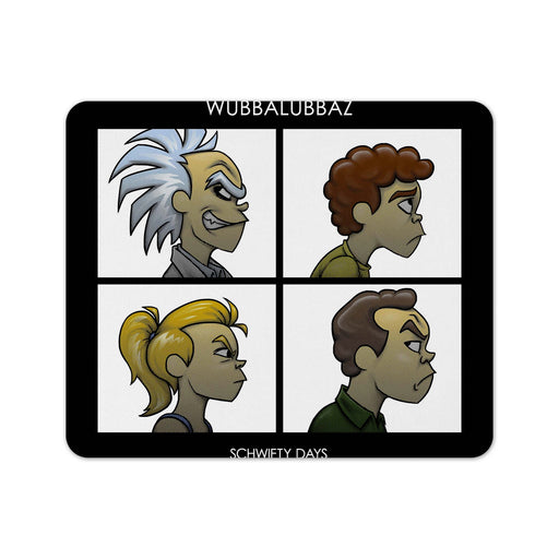 Rick And Morty Gorillaz Mouse Pad