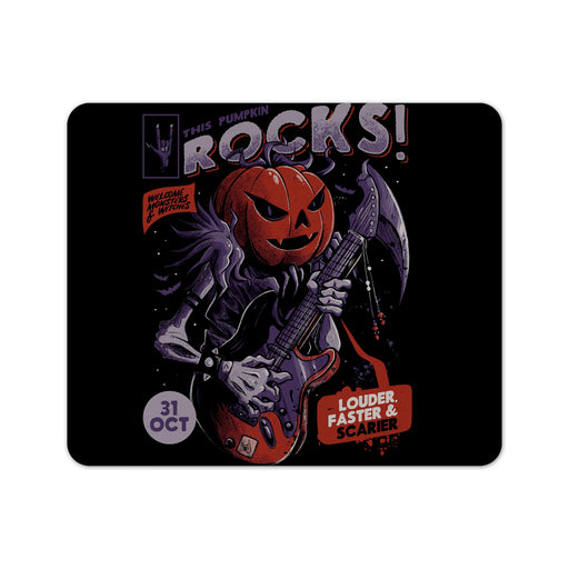 Rock Pumpkin Mouse Pad