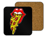 Rolling Pizza Coasters