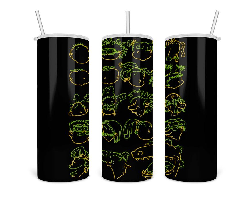 Rugrat Heads Double Insulated Stainless Steel Tumbler