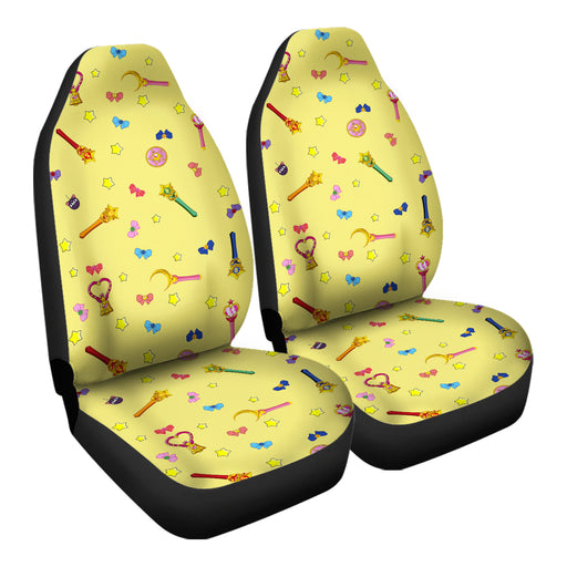 Sailor Moon Accessories Pattern 4 Car Seat Covers - One size