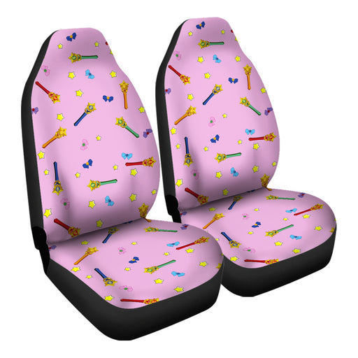 Sailor Moon Accessories Pattern 6 Car Seat Covers - One size