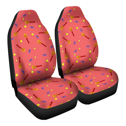Sailor Moon Accessories Pattern 8 Car Seat Covers - One size