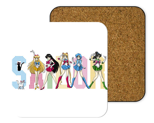 Sailor Spice Girls 2png Coasters