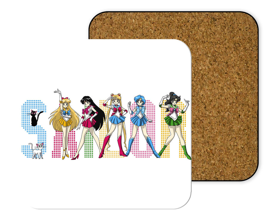 Sailor Spice Girls 2png Coasters