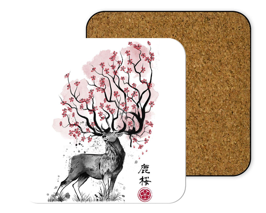 Sakura Deer Coasters