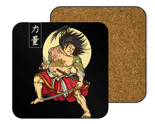Samurai Hero Tattoo Coasters