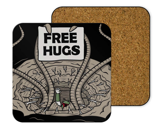Sarlacc Free Hugs Coasters