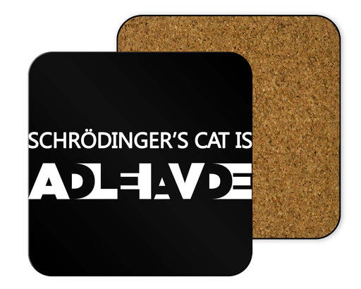 Schrodingers Cat Experiment Coasters