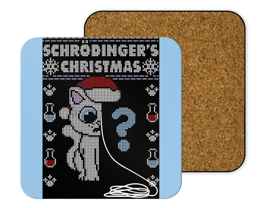 Schrodingers christmas Coasters