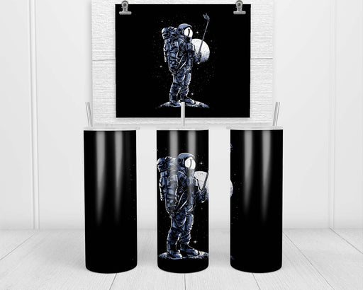 Selfie Astronaut Double Insulated Stainless Steel Tumbler