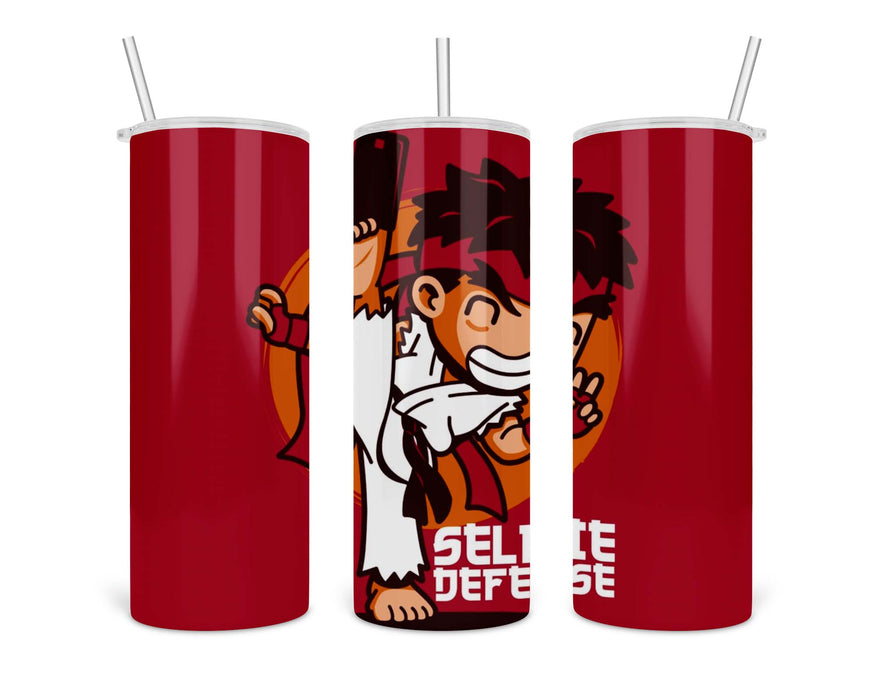 Selfie Defense Double Insulated Stainless Steel Tumbler