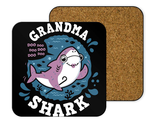 Shark Family Grandma Coasters