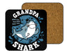 Shark Family Grandpa Coasters