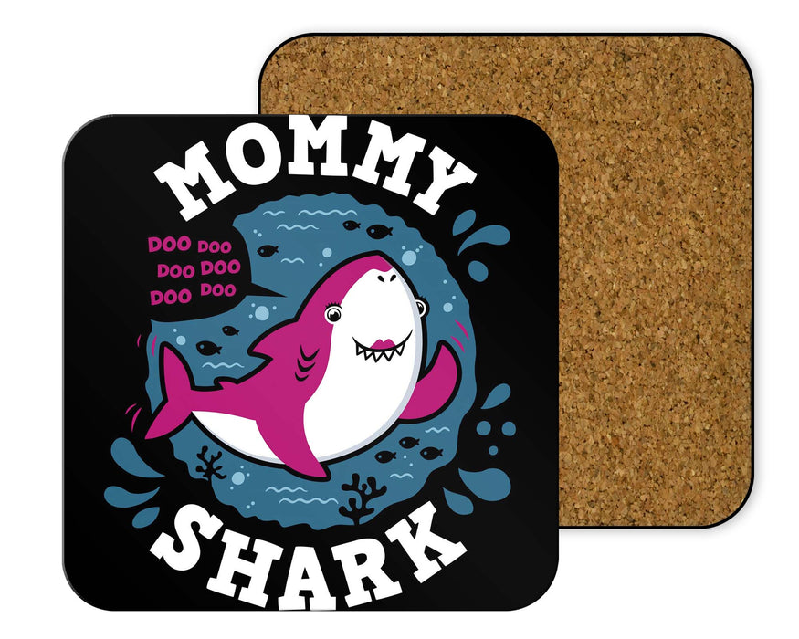 Shark Family Mommy Coasters