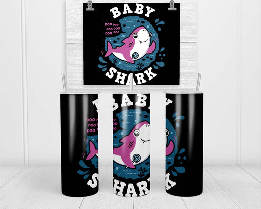 Shark Family Baby Girl Double Insulated Stainless Steel Tumbler