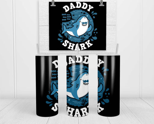 Shark Family Daddy Double Insulated Stainless Steel Tumbler