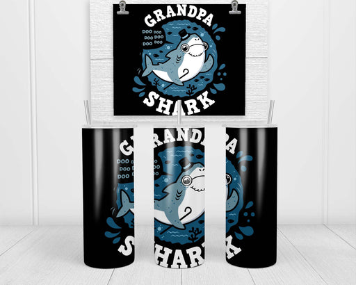 Shark Family Grandpa Double Insulated Stainless Steel Tumbler