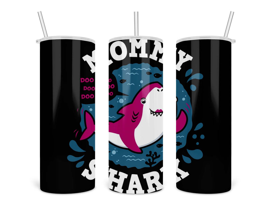 Shark Family Mommy Double Insulated Stainless Steel Tumbler