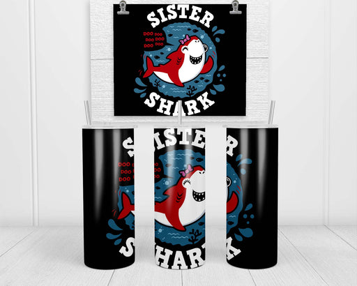 Shark Family Sister Double Insulated Stainless Steel Tumbler