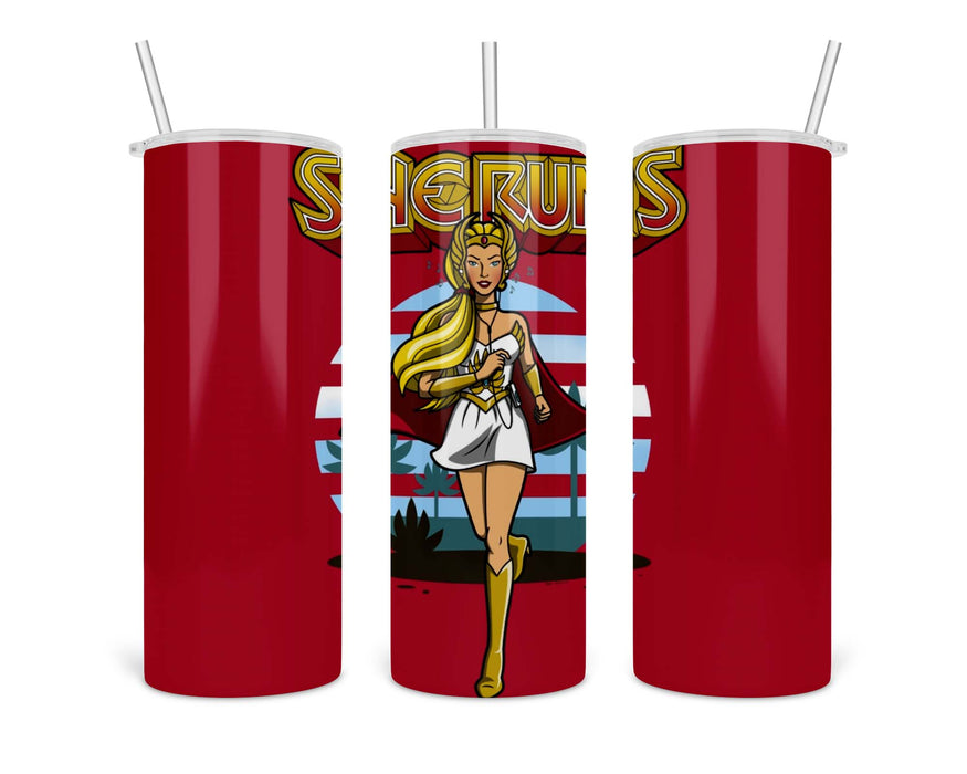 She Runs Double Insulated Stainless Steel Tumbler