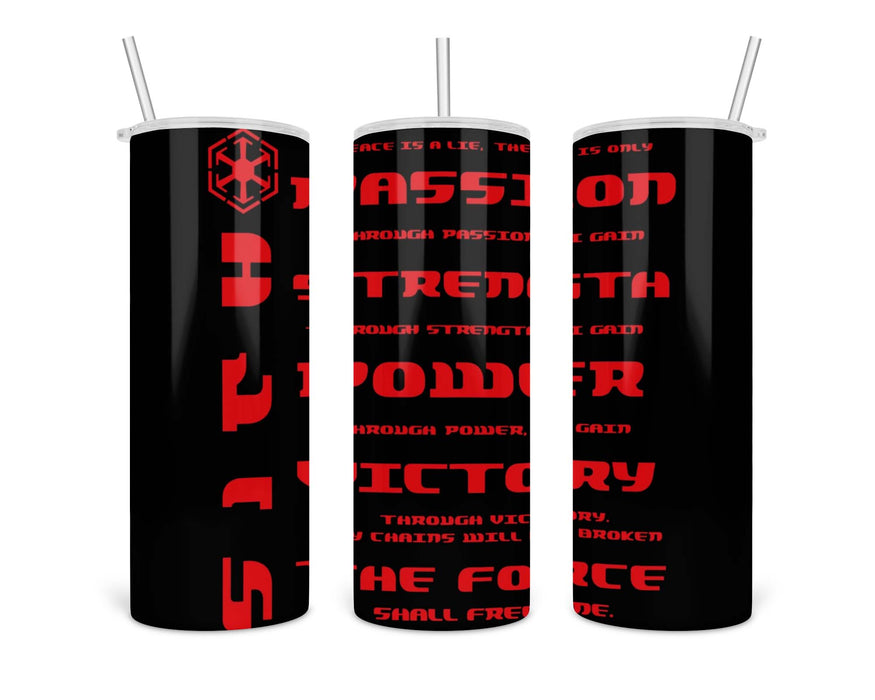 Sith Code Double Insulated Stainless Steel Tumbler