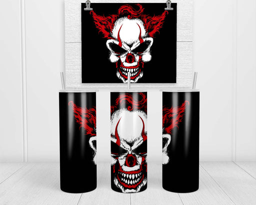 Skull Clown Double Insulated Stainless Steel Tumbler