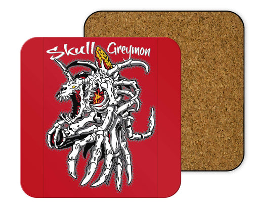 Skull Greymon Coasters