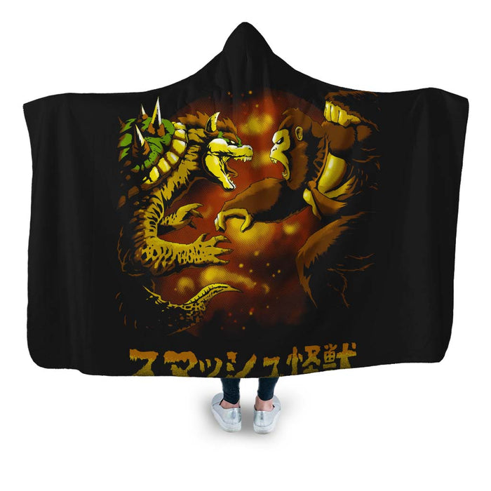 Smash Kaiju Hooded Blanket