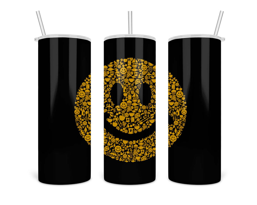 Smiley Double Insulated Stainless Steel Tumbler