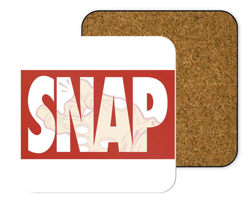 Snap Red Coasters